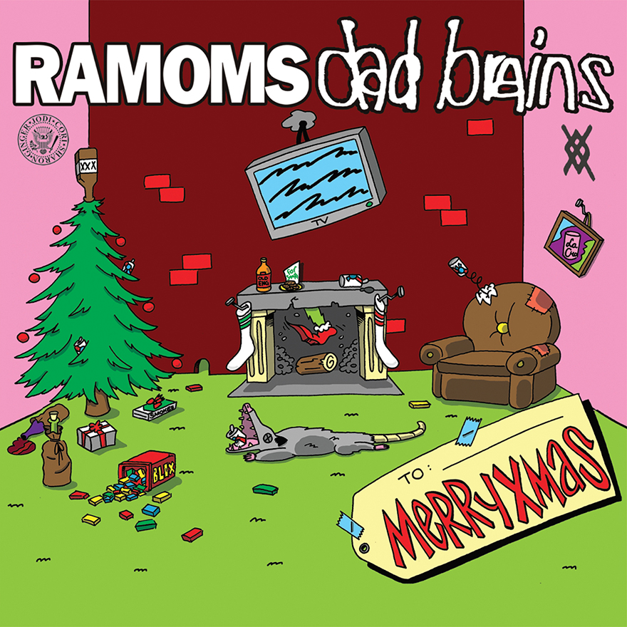 Dad Brains / Ramoms - MERRYXMAS Split 7'' (Pirate Press Records) 1 706935