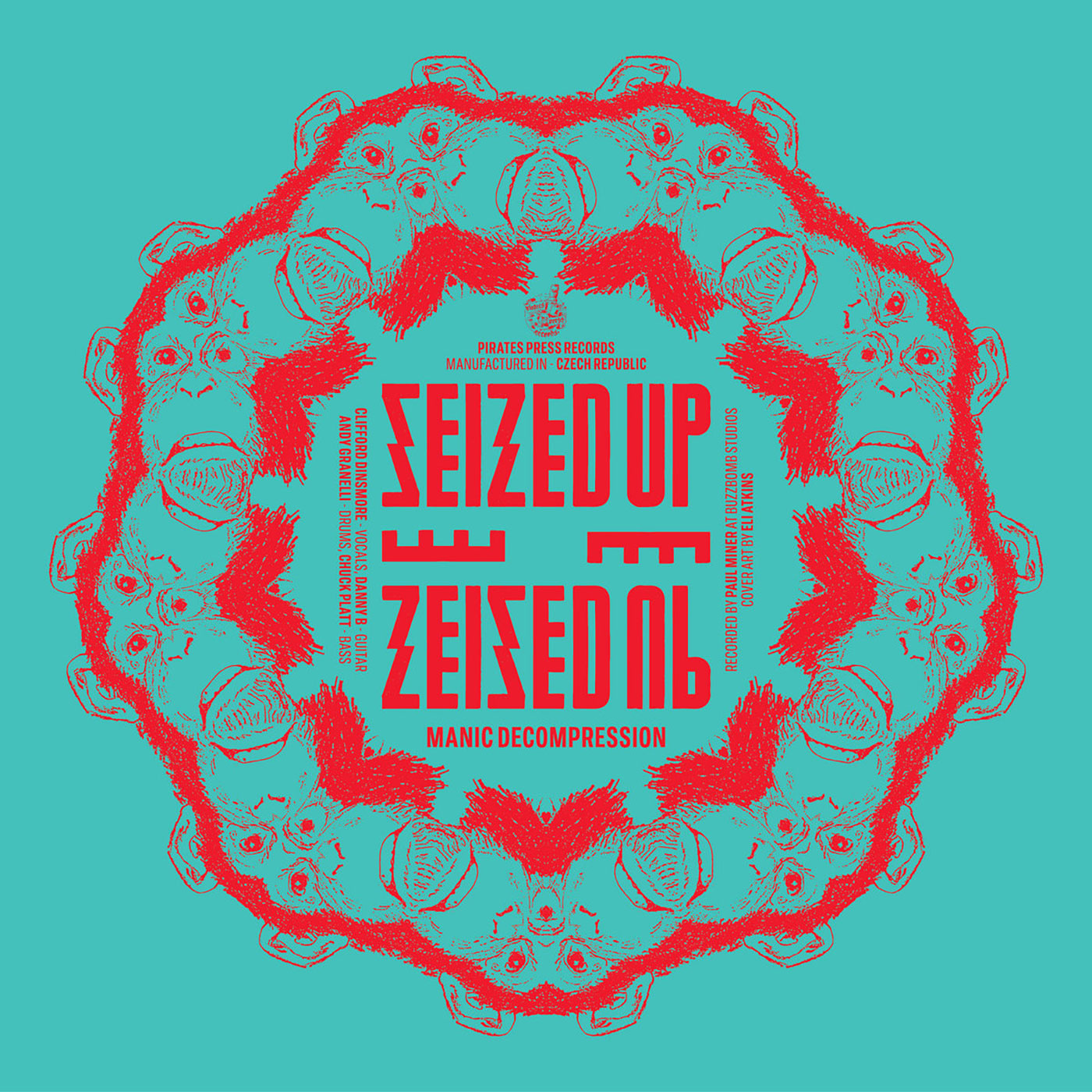 Seized Up - Manic Decompression Flexi 7'' - Pirates Press Records