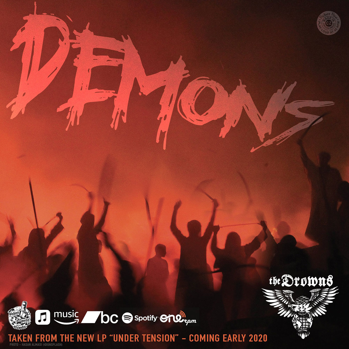 The Drowns - Demons Flexi 7'' - Pirates Press Records