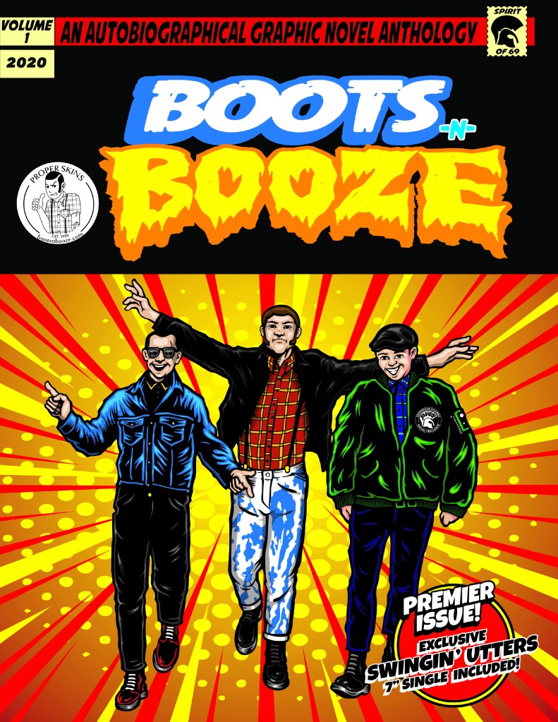 Boots'n'Booze Vol. 1. w/ Swingin' Utters - Live At Ritchie's New Years Eve Party 7" - Pirates Press Records