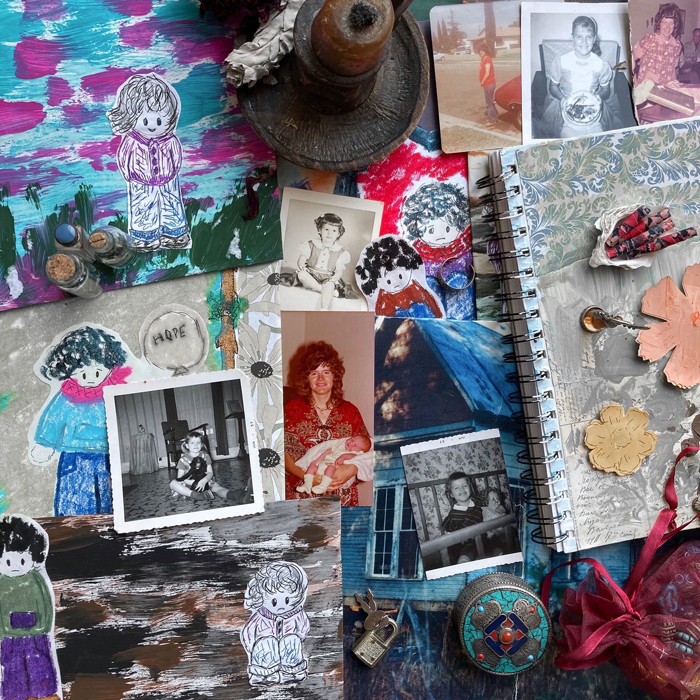 Solarminds - Her Spirit Cracked The Sky LP - Mind Altering Records