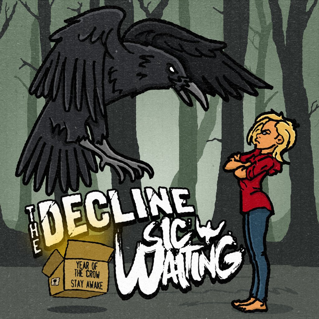 The Decline / Sic Waiting – Year Of The Crow / Stay Awake 7″ (Various Labels)