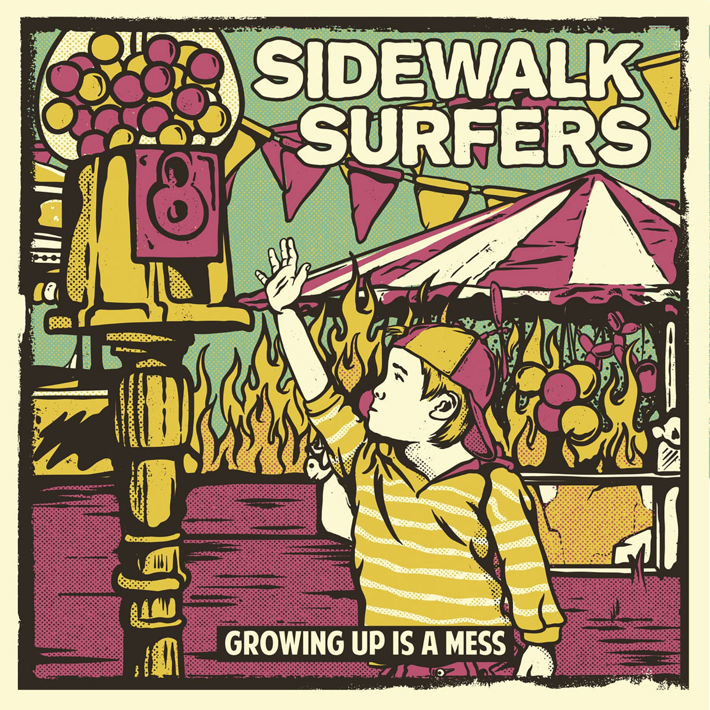 Sidewalk Surfers - Growing Up Is A Mess CD - Barhill Records / Cargo Records