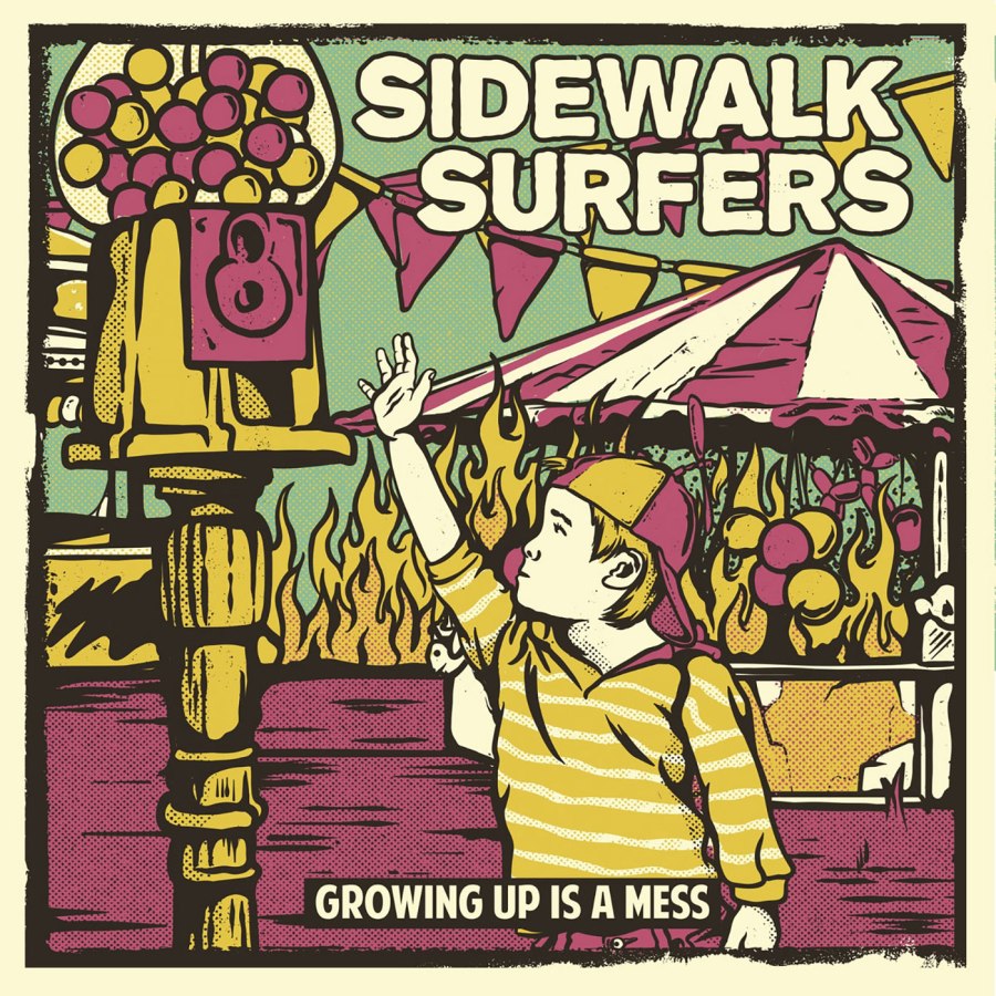 Sidewalk Surfers - Growing Up Is A Mess CD - Barhill Records / Cargo Records