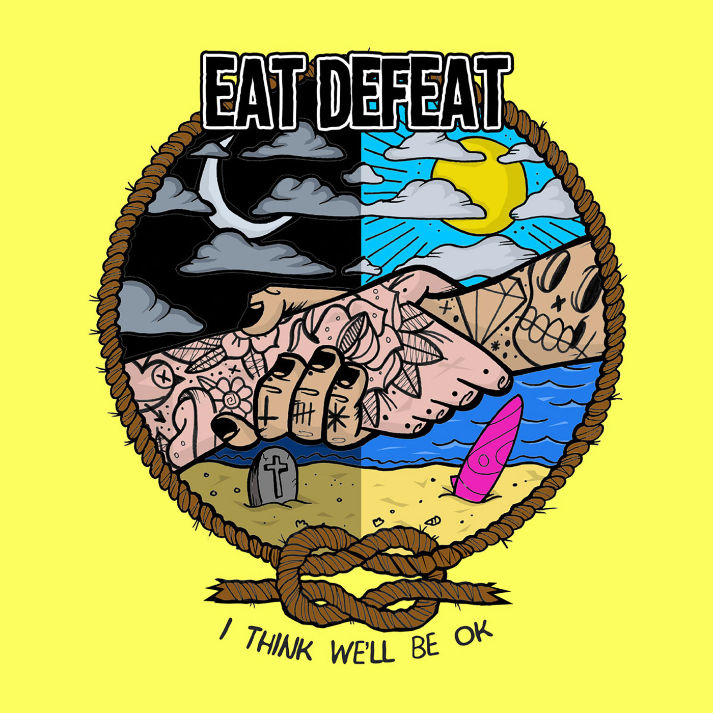 Eat Defeat - I Think We'll Be OK LP - Bearded Punk Records