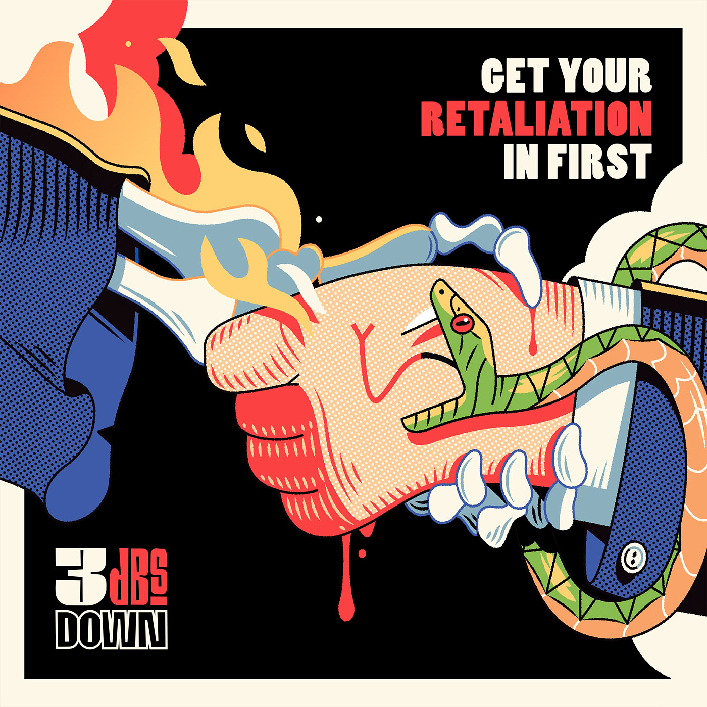 3dBs Down - Get Your Retaliation In First LP - Engineer Records