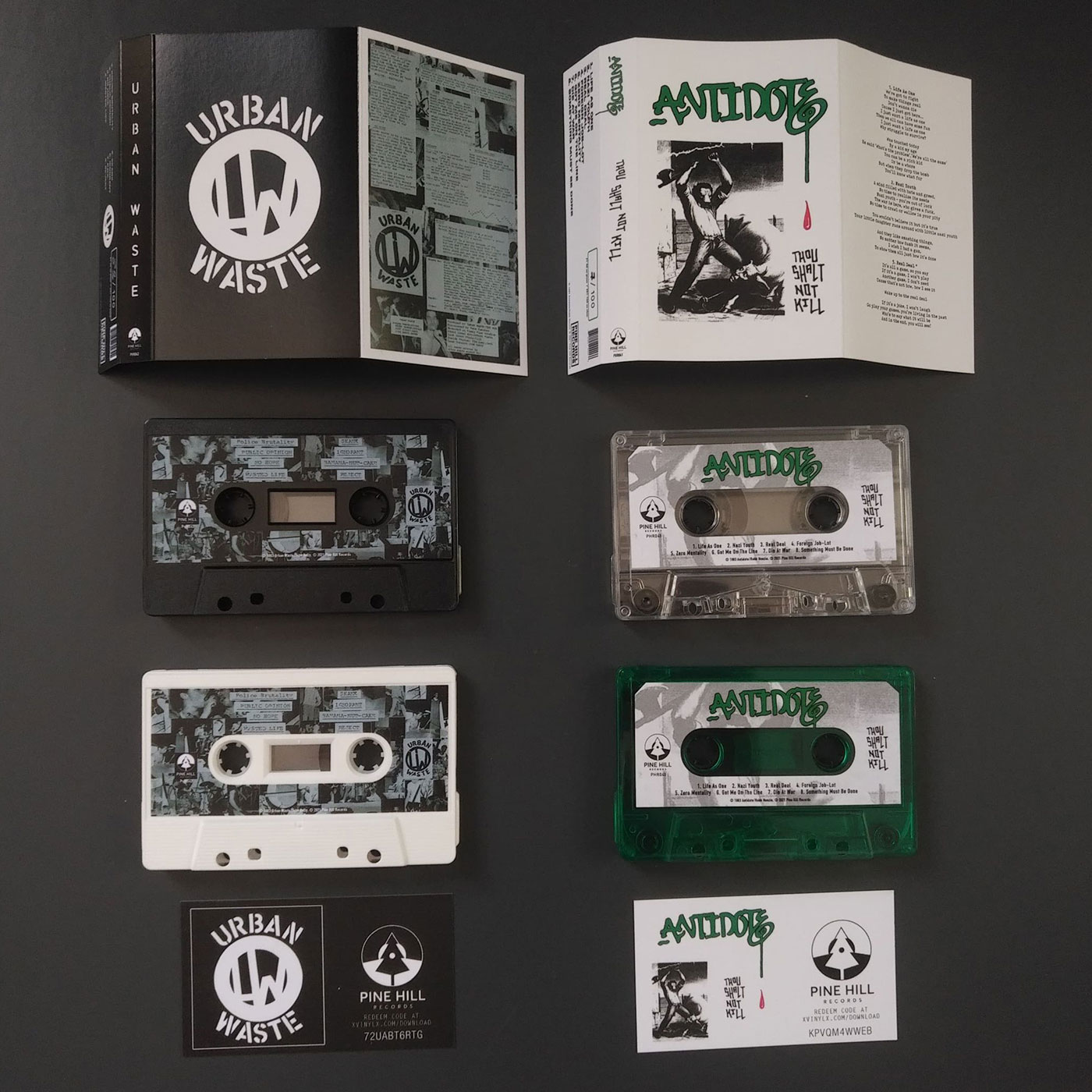 Pine Hill Records Cassette Reissues Of Urban Waste & Antidote Classics Are Out Now 2 60b77a2b1dfed1392679f639