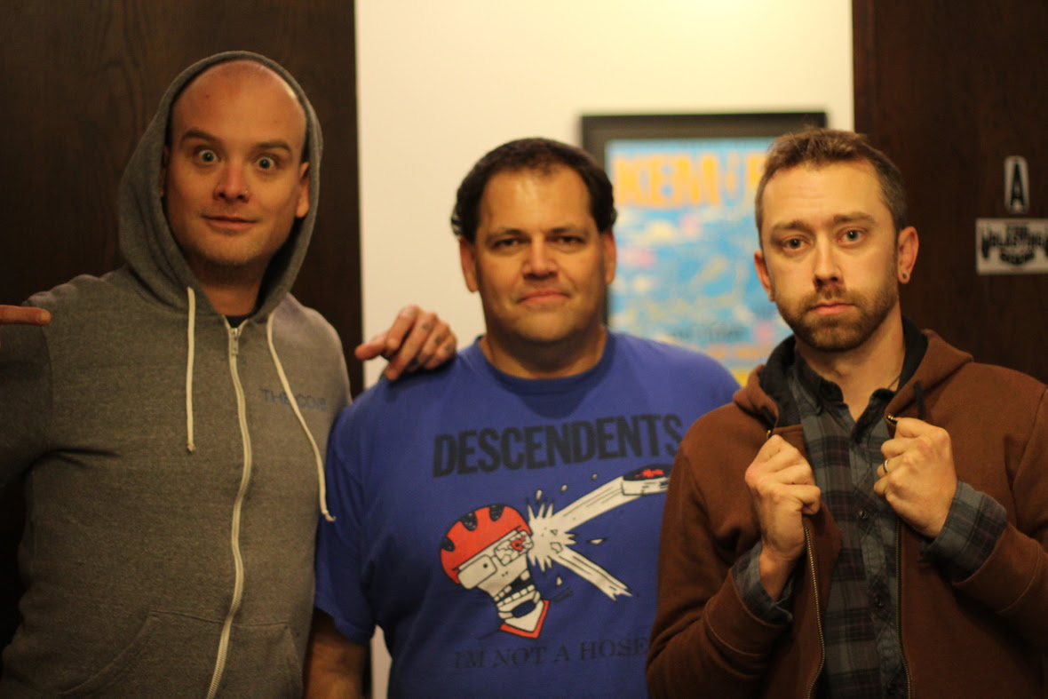 Matt Skiba (Alkaline Trio), Bill Stevenson, Tim McIlrath (Rise Against)