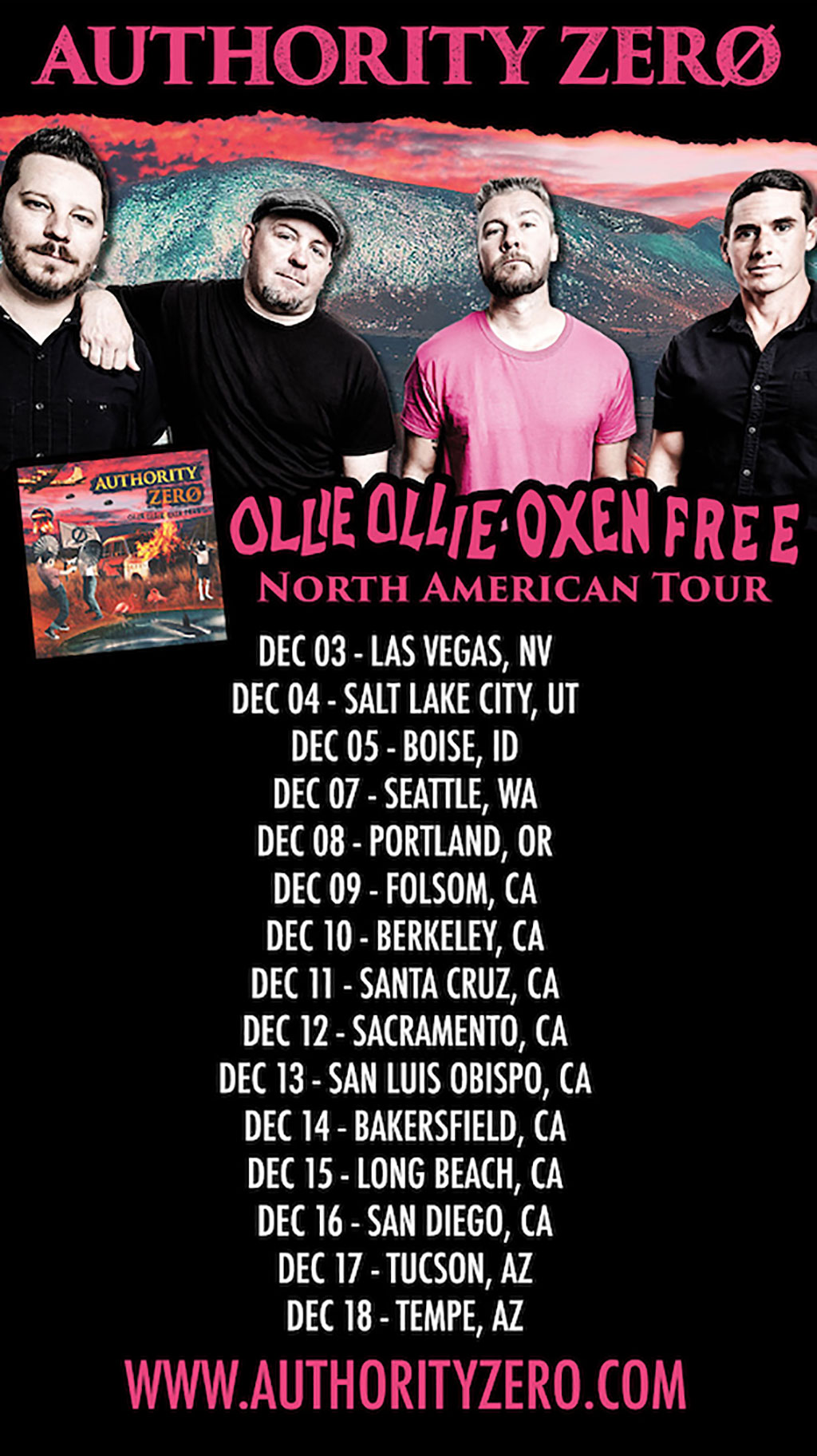 Authortiy Zero - North American Tour 2021