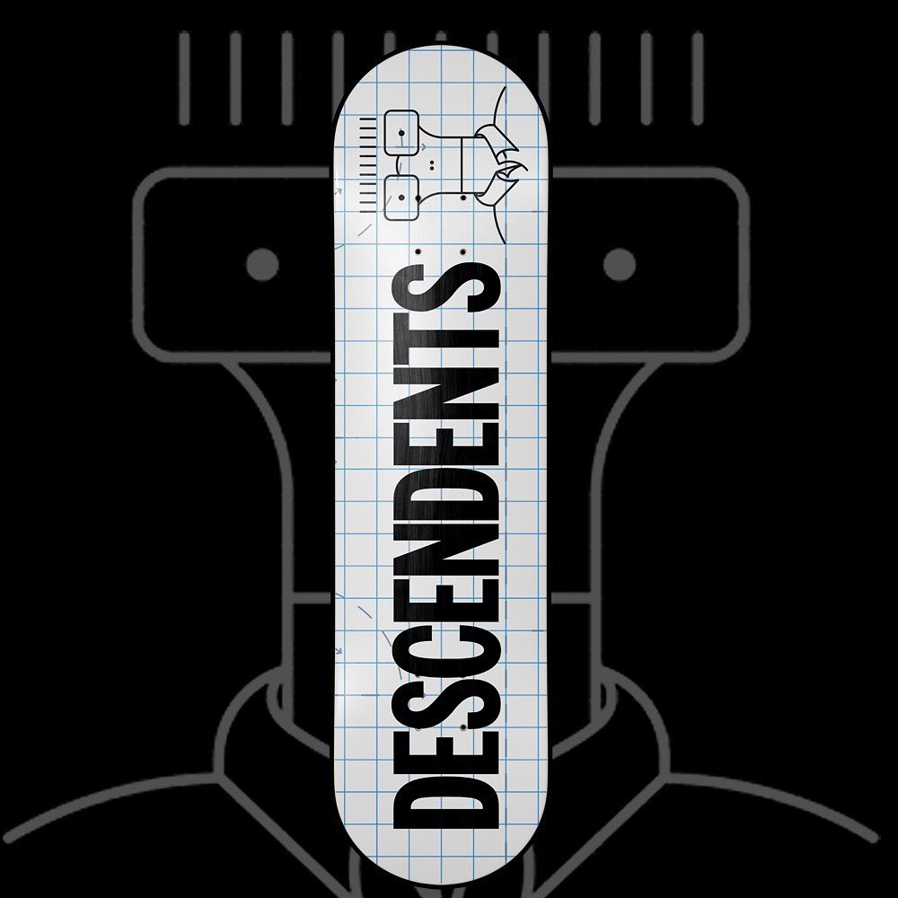 Limited Edition Descendents Skateboard Deck Is Now Available At Fat Wreck Chords 1 Descendents - Cool To Be You Skateboard