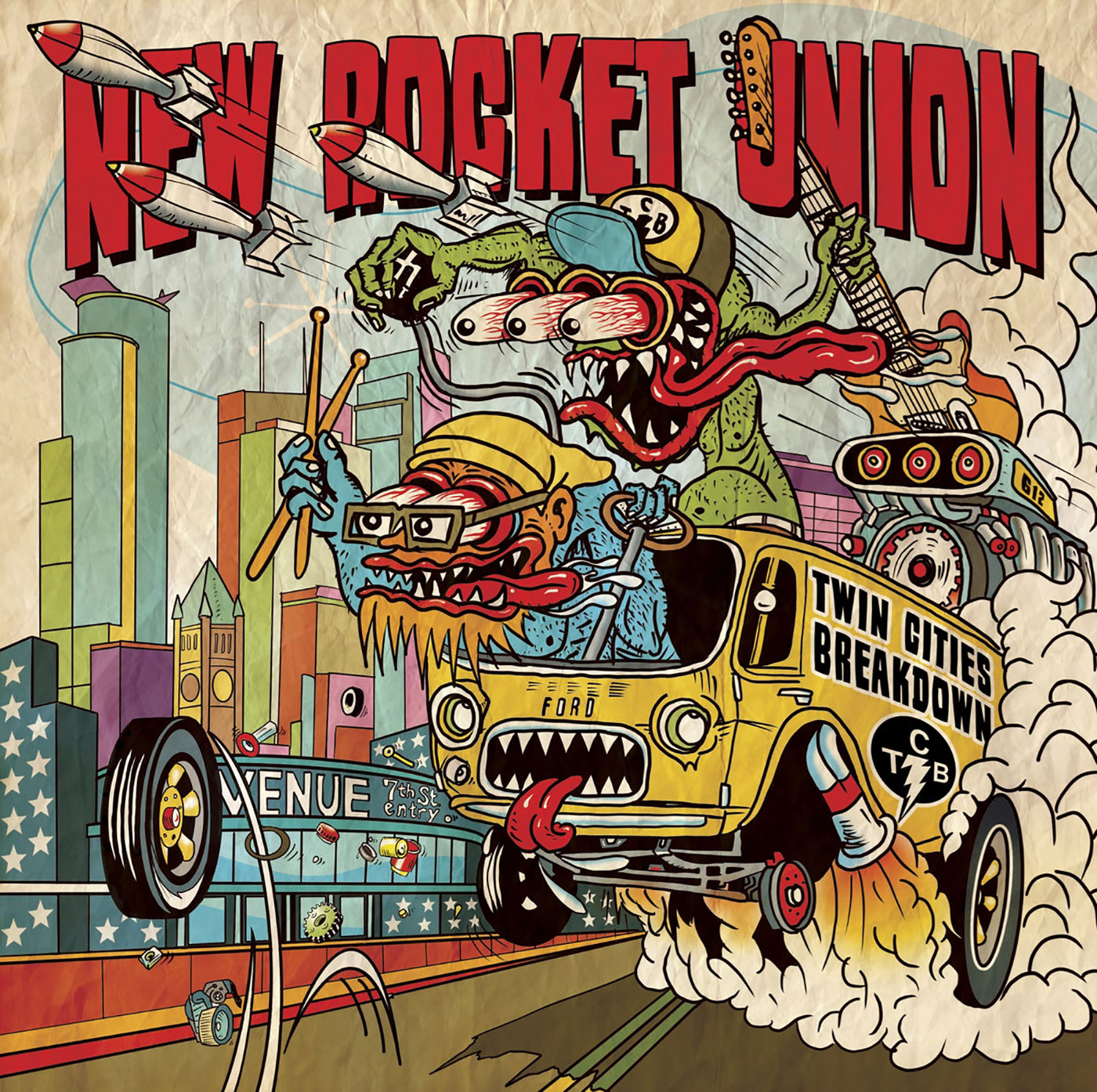 New Rocket Union - Twin Cities Breakdown LP