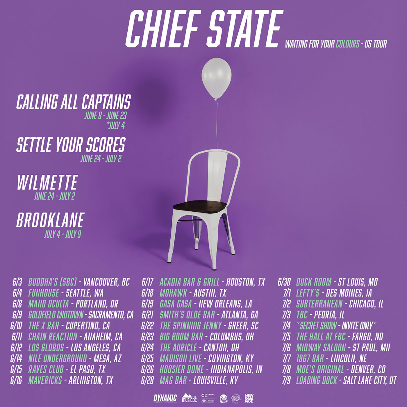 Chief State - Tour 2022