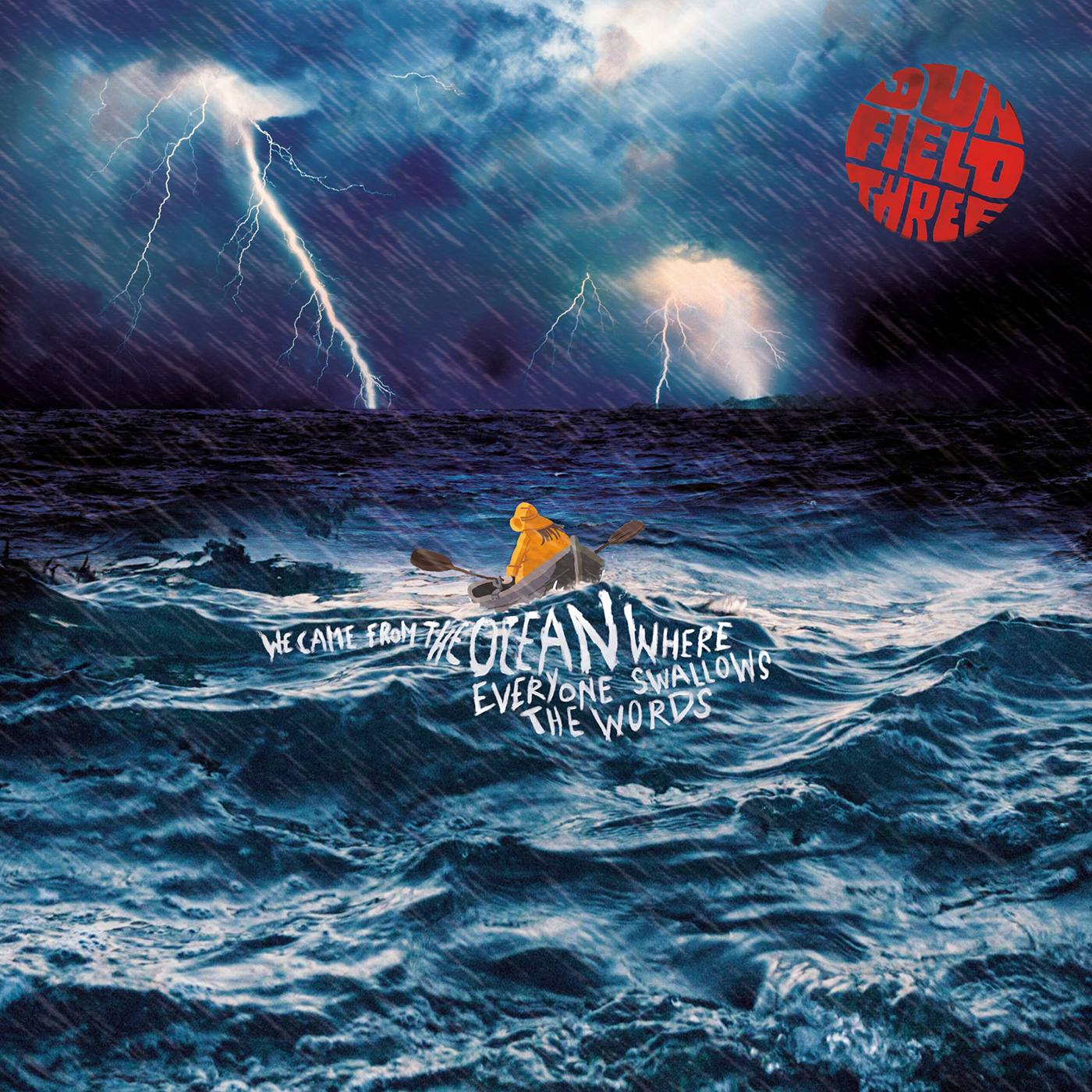 Dun Field Three - We Came From The Ocean Where Everyone Swallows The Words 12" EP - Noise Appeal Records