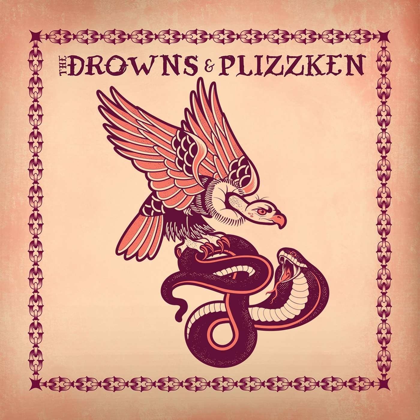 The Drowns/Plizzken - Split 7"
