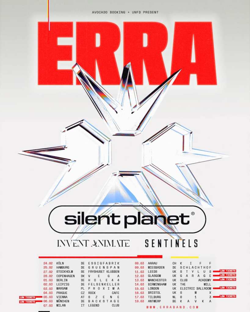 ERRA & Silent Planet - European Tour 2023