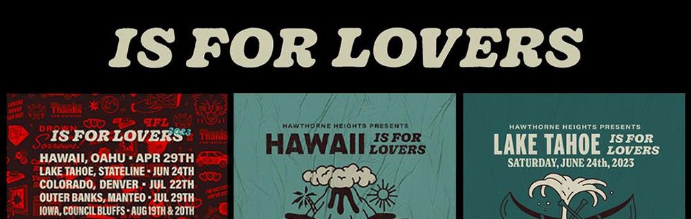 Hawthorne Heights Expand “Is For Lovers Festival”; Jimmy Eat World, Thrice, Alkaline Trio & The Story So Far Among&nbsp;Performers