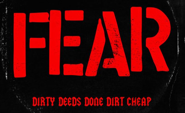FEAR - Dirty Deeds Done Dirt Cheap (AC/DC Cover)
