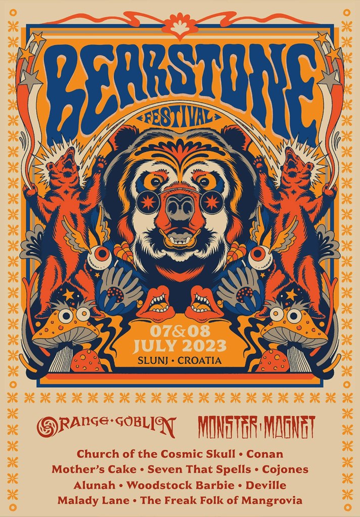 Bearstone Festival 2023: Monster Magnet, Orange Goblin, Church Of The Cosmic Skull, Conan, Seven That Spells, Cojones & More