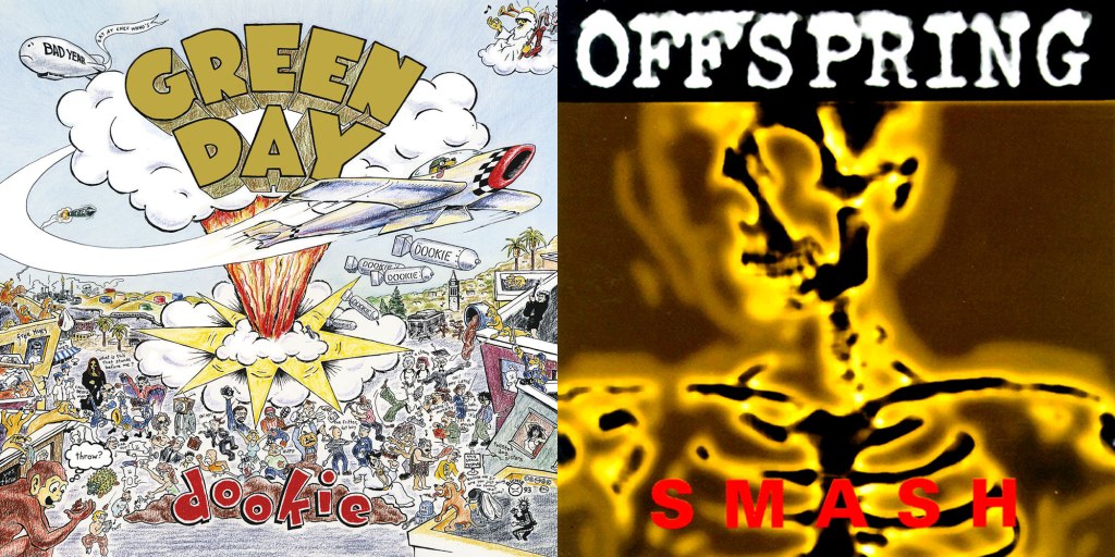 Green Day - Dookie & The Offspring - Smash