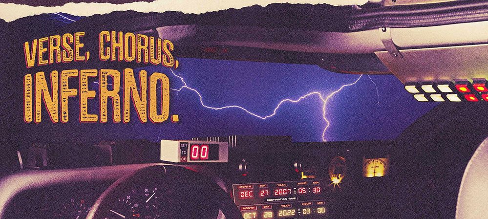 Verse, Chorus, Inferno. - Flying A Delorean To 2007 LP - Various Labels