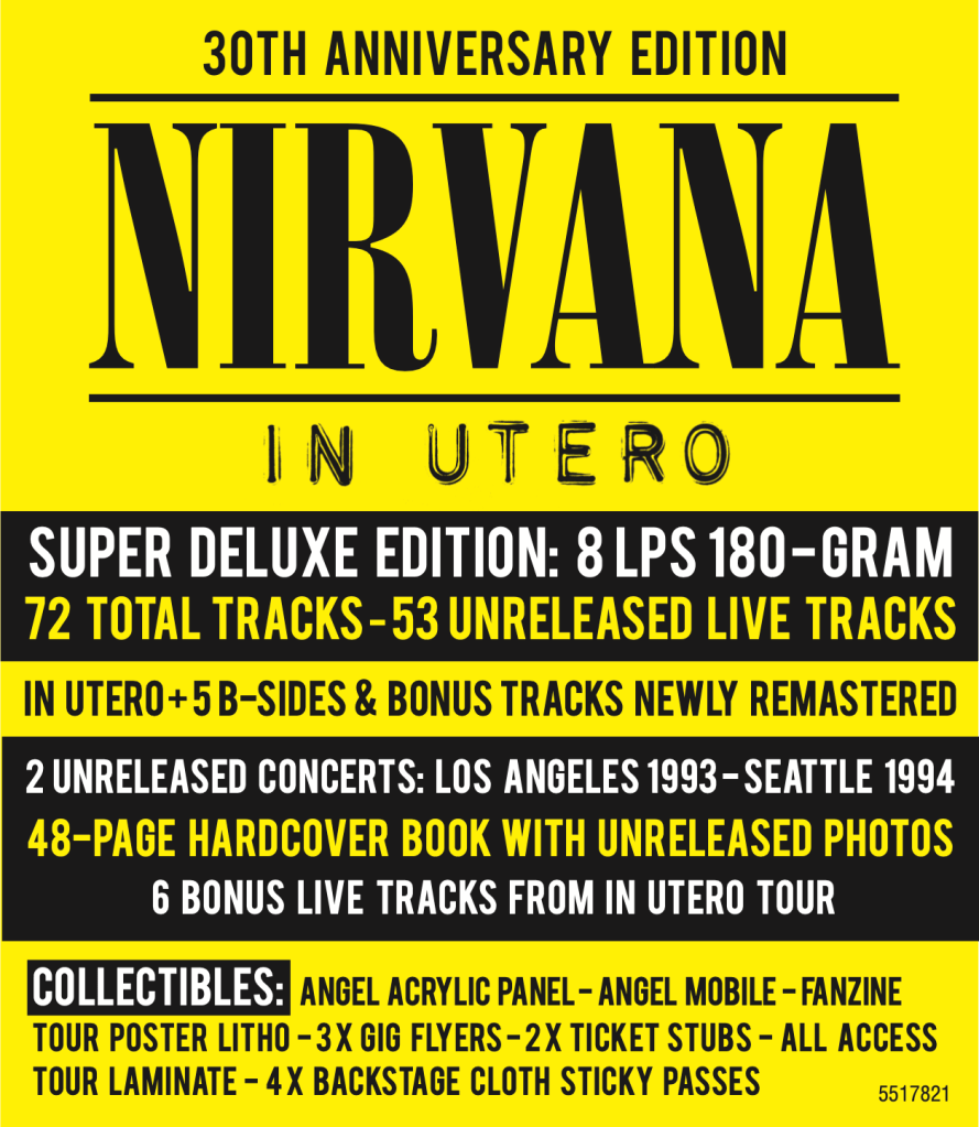 Nirvana - In Utero 30th Anniversary LP