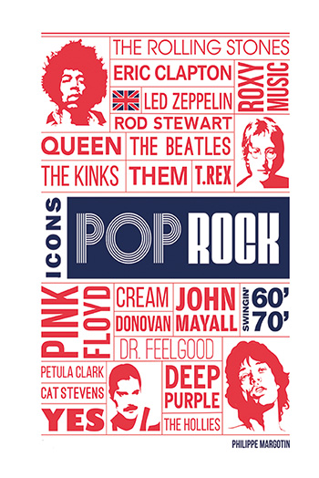 Pop Rock Icons by Philippe Margotin