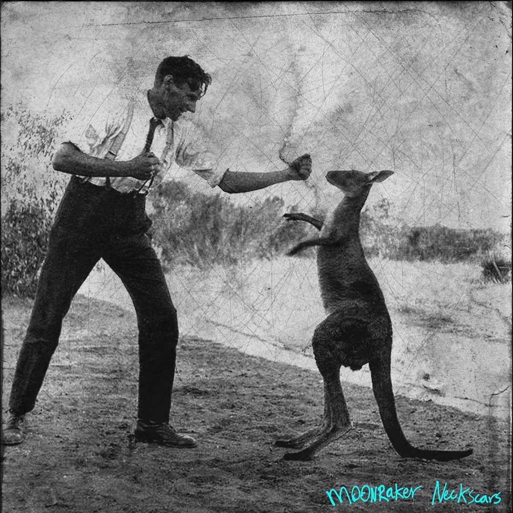 Moonraker / Neckscars - Split 12" EP - Engineer Records, Sell The Heart Records, Bypolar Records