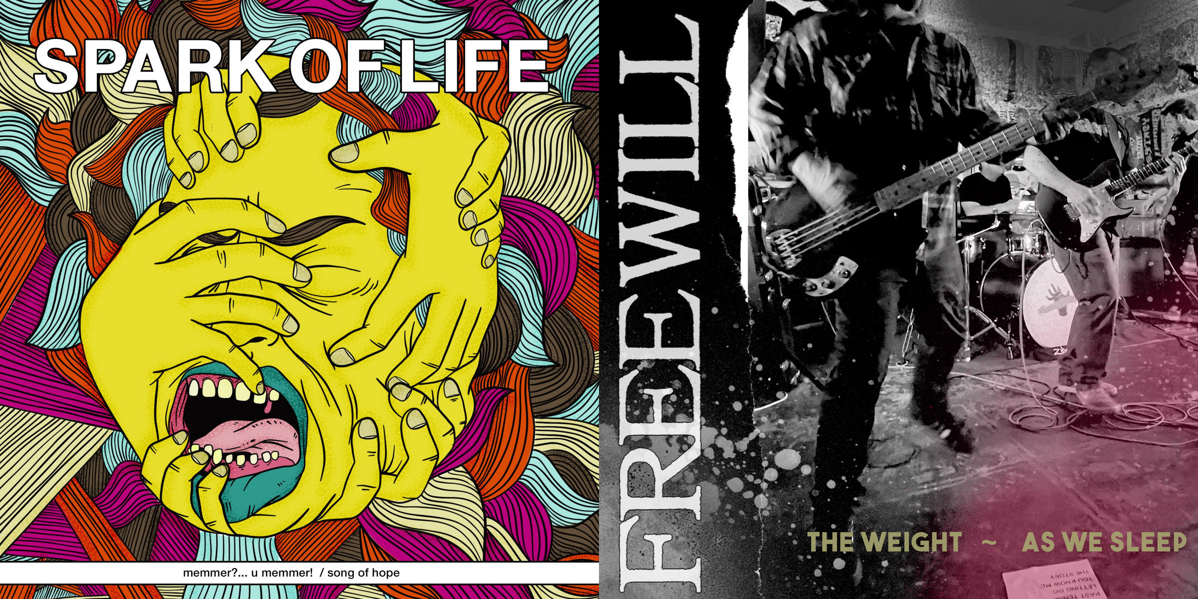 Spark Of Life / Freewill - Split 7" - New Age Records