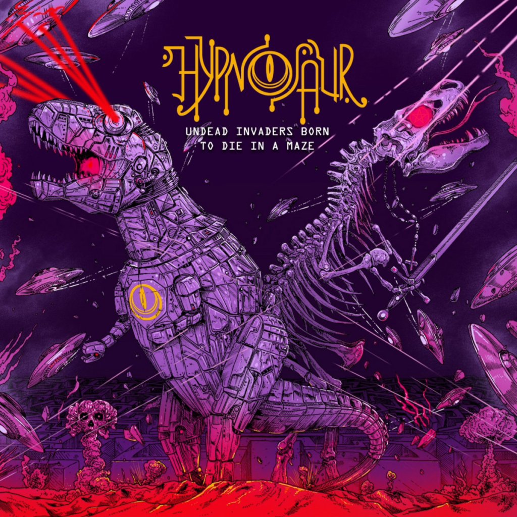Hypnosaur - Undead Invaders Born To Die In A Maze 10" EP - Revenge Of The Bat Records