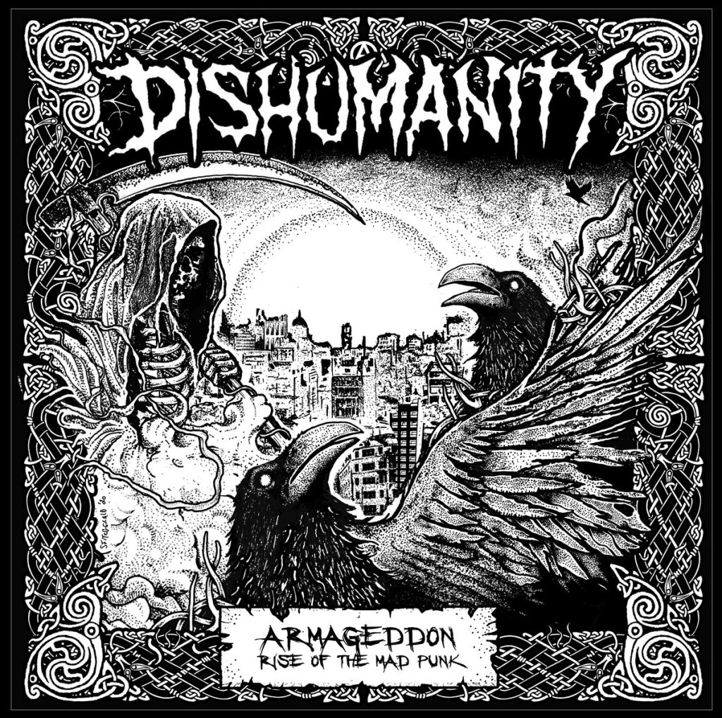 Dishumanity - Armageddon, Rise Of The Mad Punk LP - Various Labels