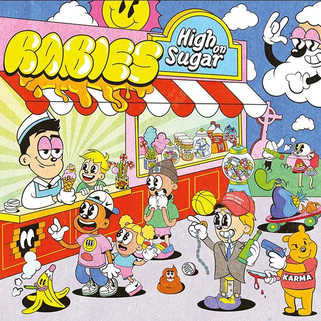 Rabies - High On Sugar LP