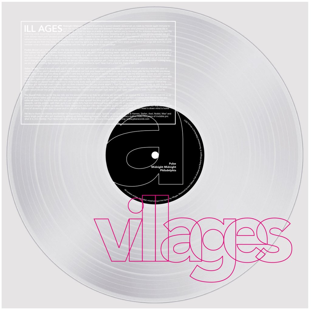 Villages - ILL AGES 12" - PIKE Records