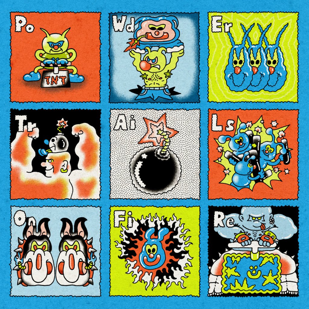 Milk For The Angry - Powder Trails On Fire LP