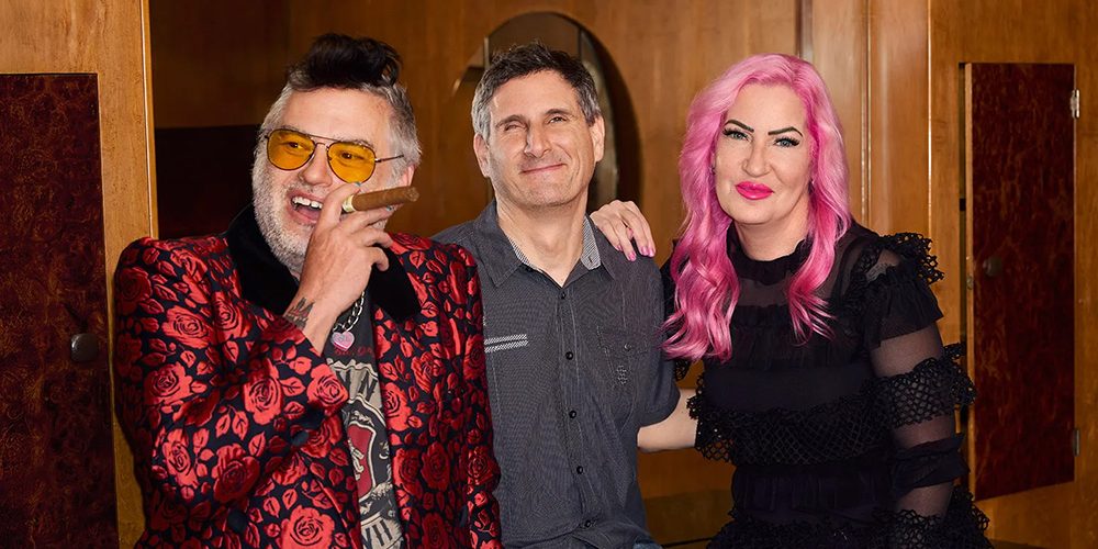 Fat Mike, Erin Burkett, and Louis Posen