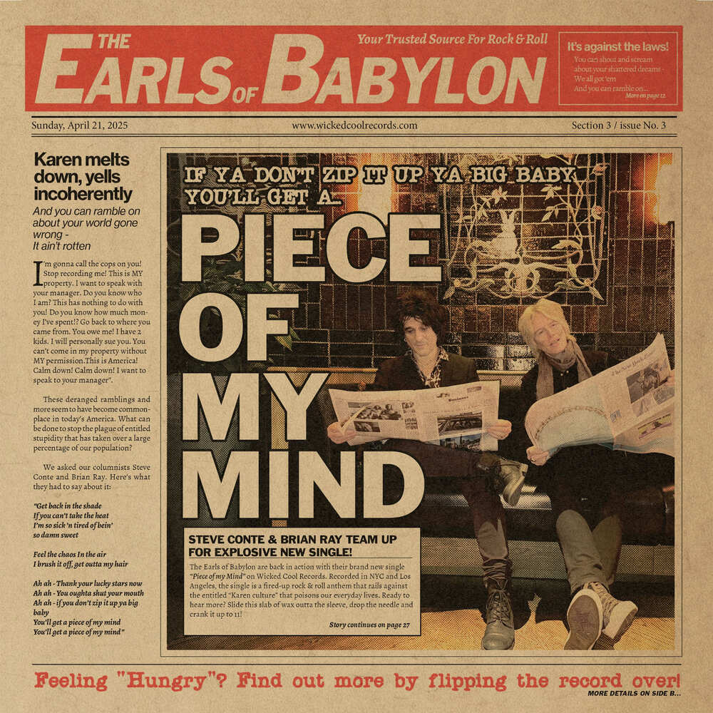Earls Of Babylon - Piece Of My Mind