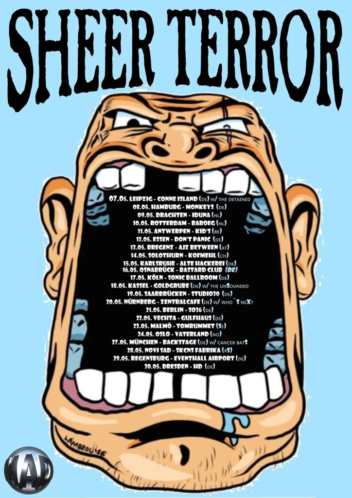 Sheer Terror - Euro Tour 2026